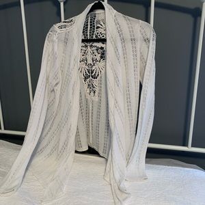 White Lace Cardigan